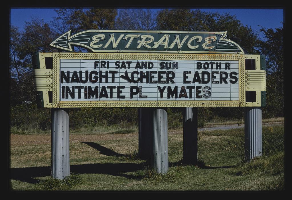 Paducah Drive-In Theater, Paducah, Kentucky. 1979.