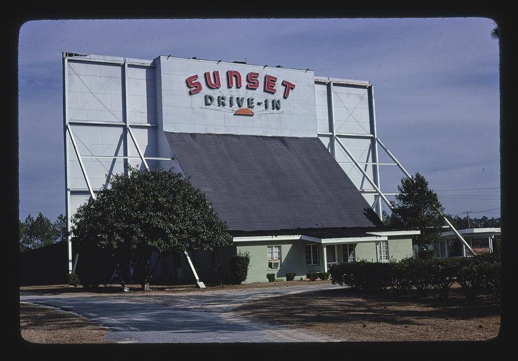 Sunset Drive-in Theater, Moultrie, Georgia. 1979.