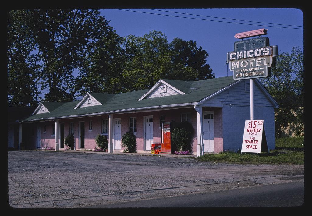 Chico's Motel, Forest, Mississippi. 1982.
