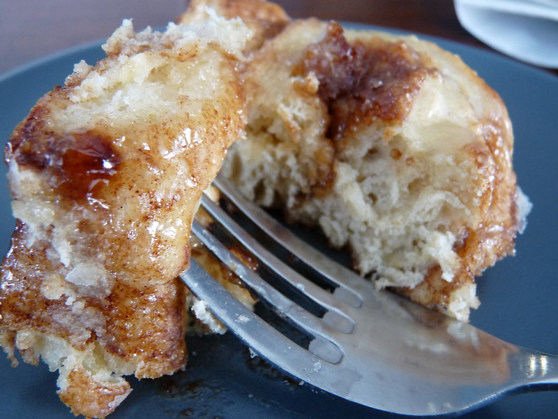 Dessert on a plate with a fork