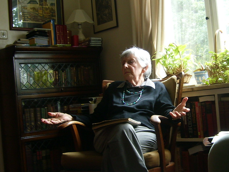 Grandma in mid conversation