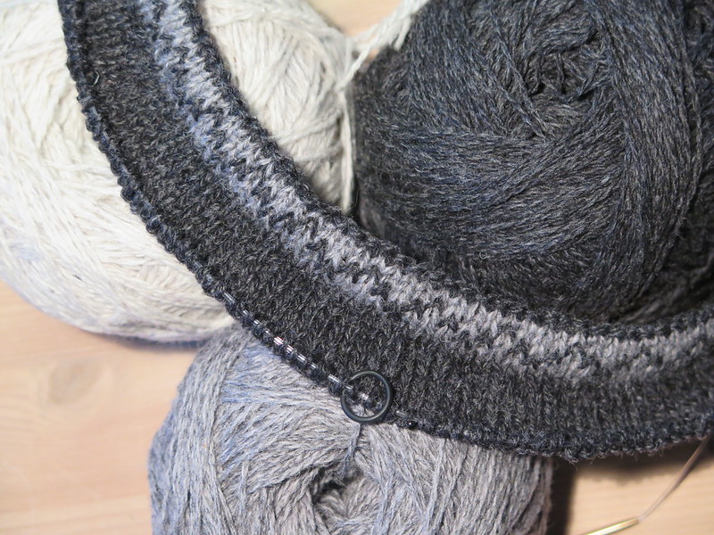 Knitting at home