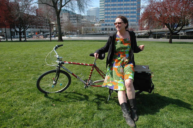 Grandma and her xtracycle