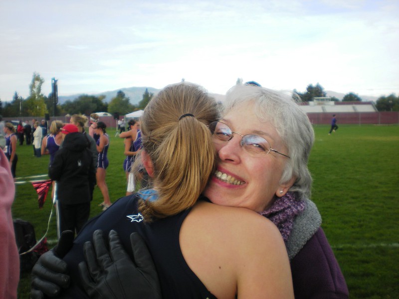 Happy Grandma hugs