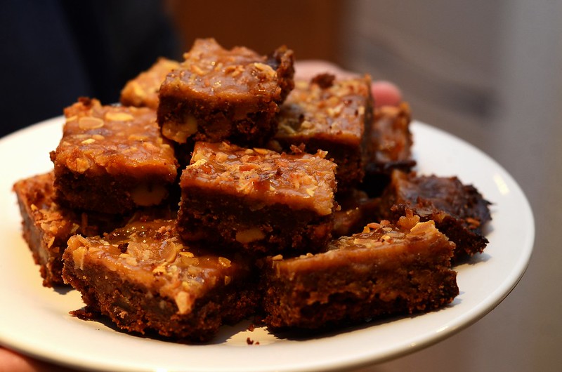 Baked goods on a plate