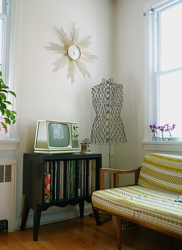 Cozy reading corner