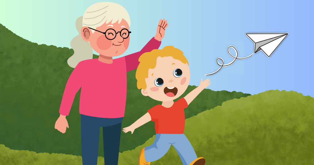 How A Simple Paper Airplane Can Bring A Grandma And Grandchild Together