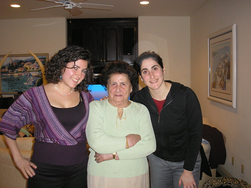 Grandma with the kids
