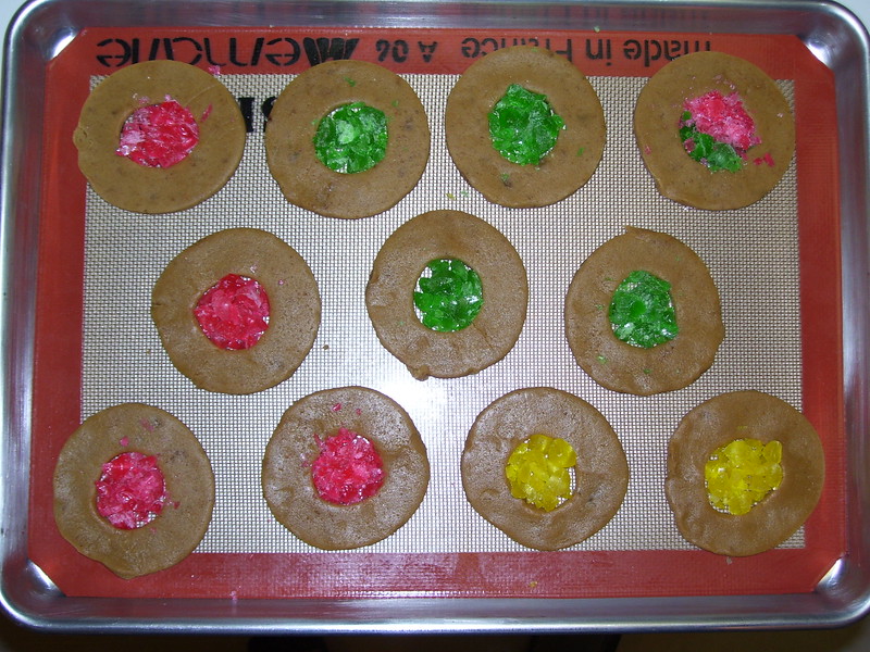 Stained glass cookies