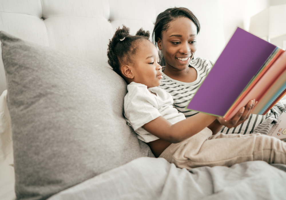 Quality reading time with the child