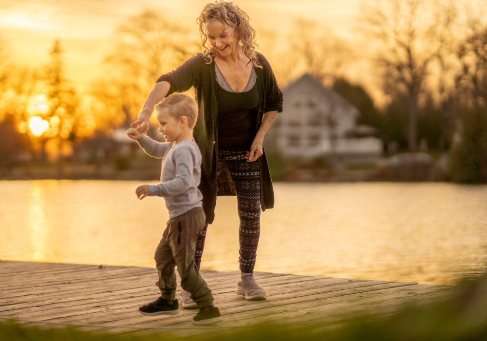 Dancing on the dock