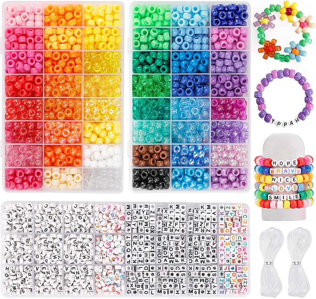 An assortment of decorative beads