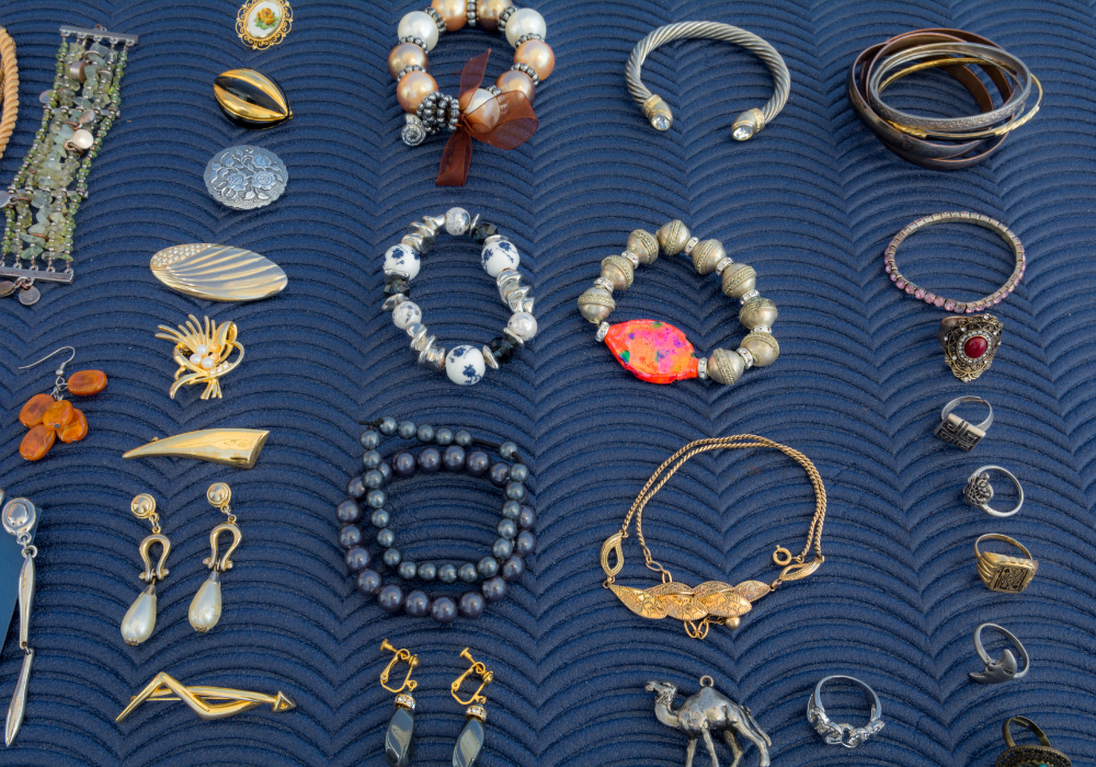 Various jewelry pieces