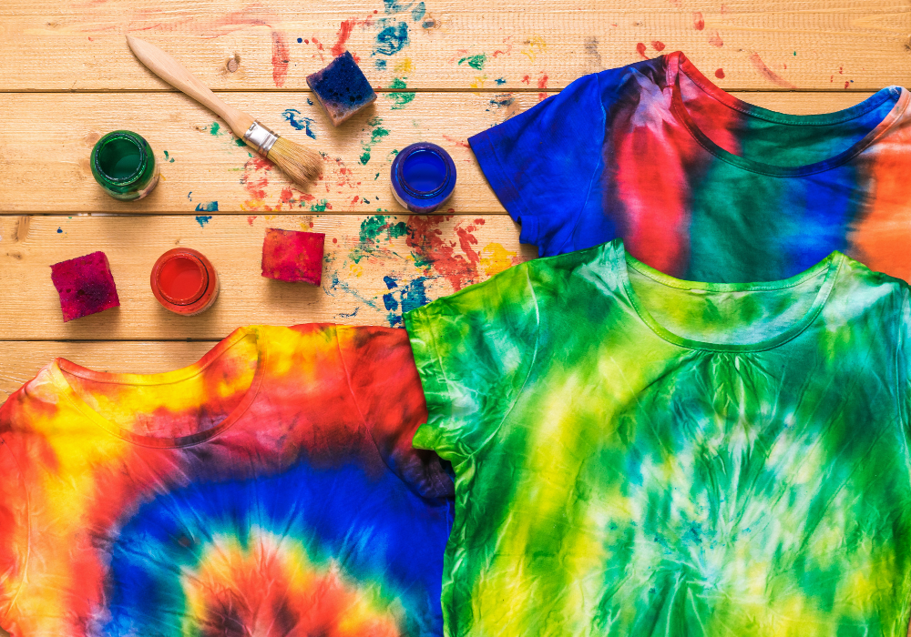 Tie-dye t-shirts