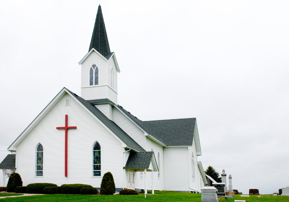 Outside view of a church