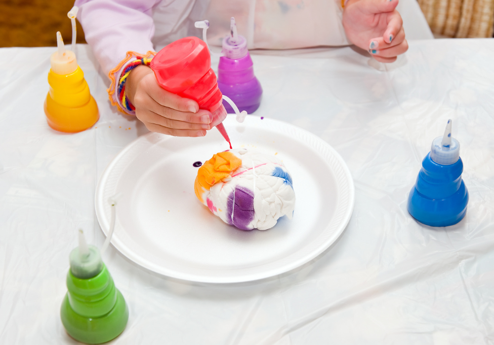 Making Tie-dye shirts