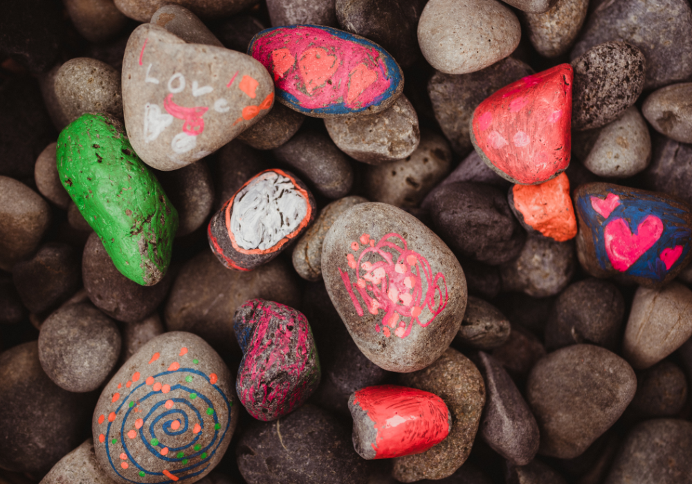 Painted rocks