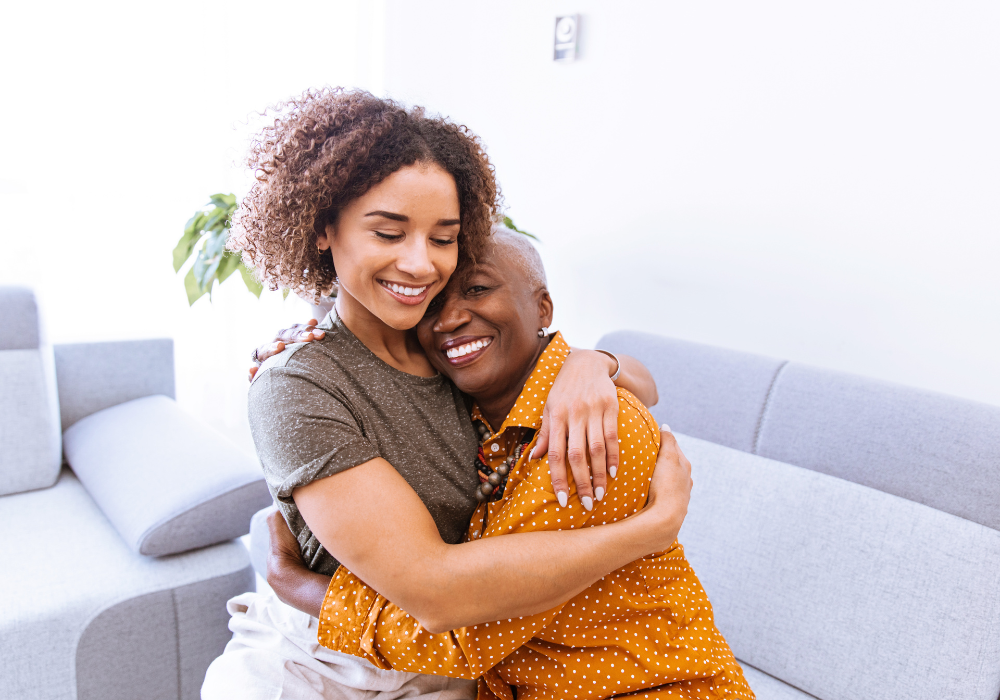 Hugs on the couch