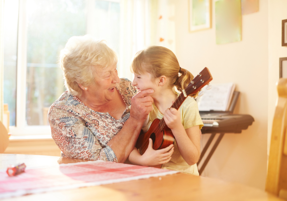 The best teacher is Grandma