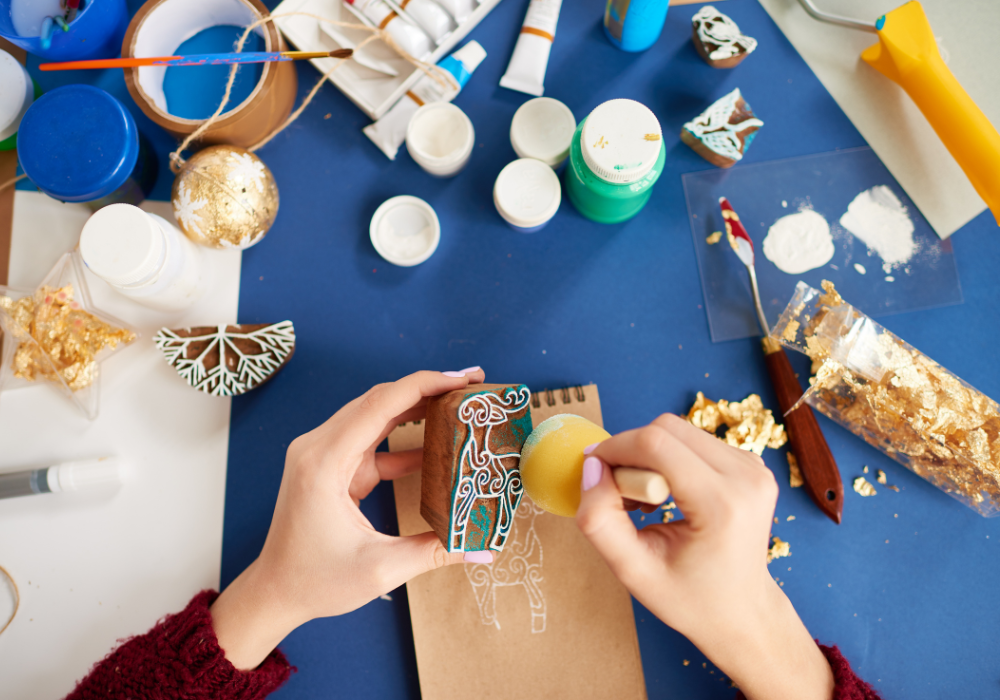 Arts and crafts session