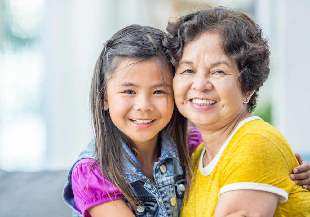 Grandma and Granddaughter photo