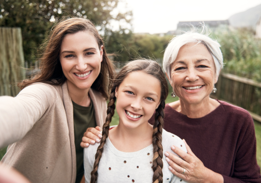 Family photo of the women