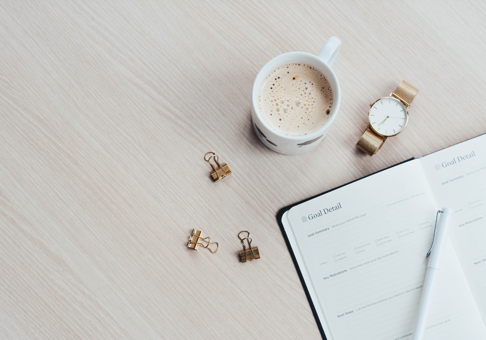 Planning goals in a journal