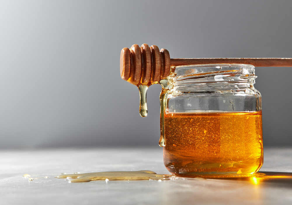 A jar of honey