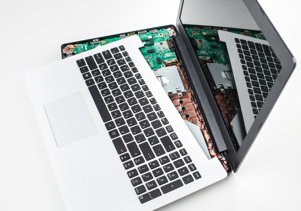 Broken laptop