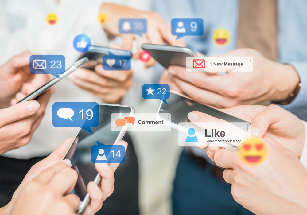 Social media notifications